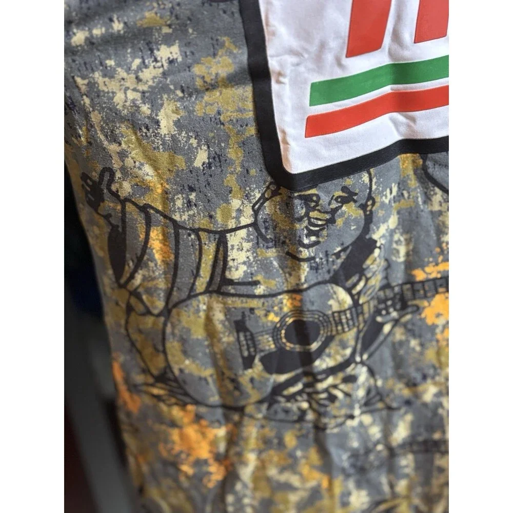 New Men’s True Religion Buddha Hunting Camo camouflage Logo Tee Size Medium $50